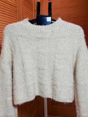 Oak + Fort chunky crop sweater